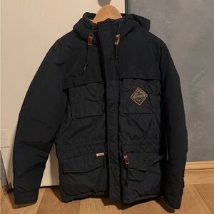 Scotch & Soda Men's Dark Jacket with Hood